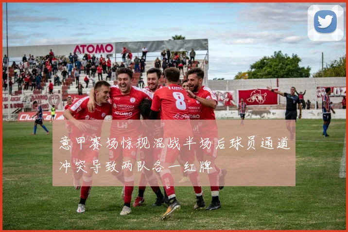 意甲赛场惊现混战半场后球员通道冲突导致两队各一红牌